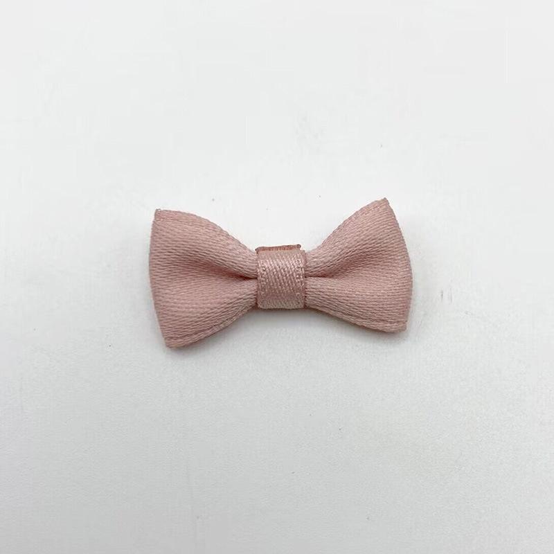 Available In 8 Colors: 3cm Cotton Ribbon Bowknot for Hair Accessories, Shoes, Hats, Decorations, and Pet Toys.