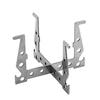 Stainless Steels Alcohols Stove Bracket Outdoor Camping Alcohols Cooker Holder Detachable Crosses Stand for Hiking