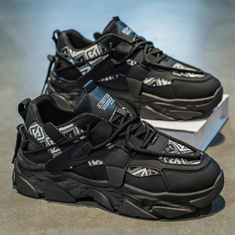 

Мужские модные дышащие кроссовки - Универсальные повседневные кроссовки для бега на толстой подошве Size 39