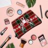 Damen Weihnachten Druck Kosmetiktasche Toilettenartikel Organisieren Reise Aufbewahrungskoffer ADM