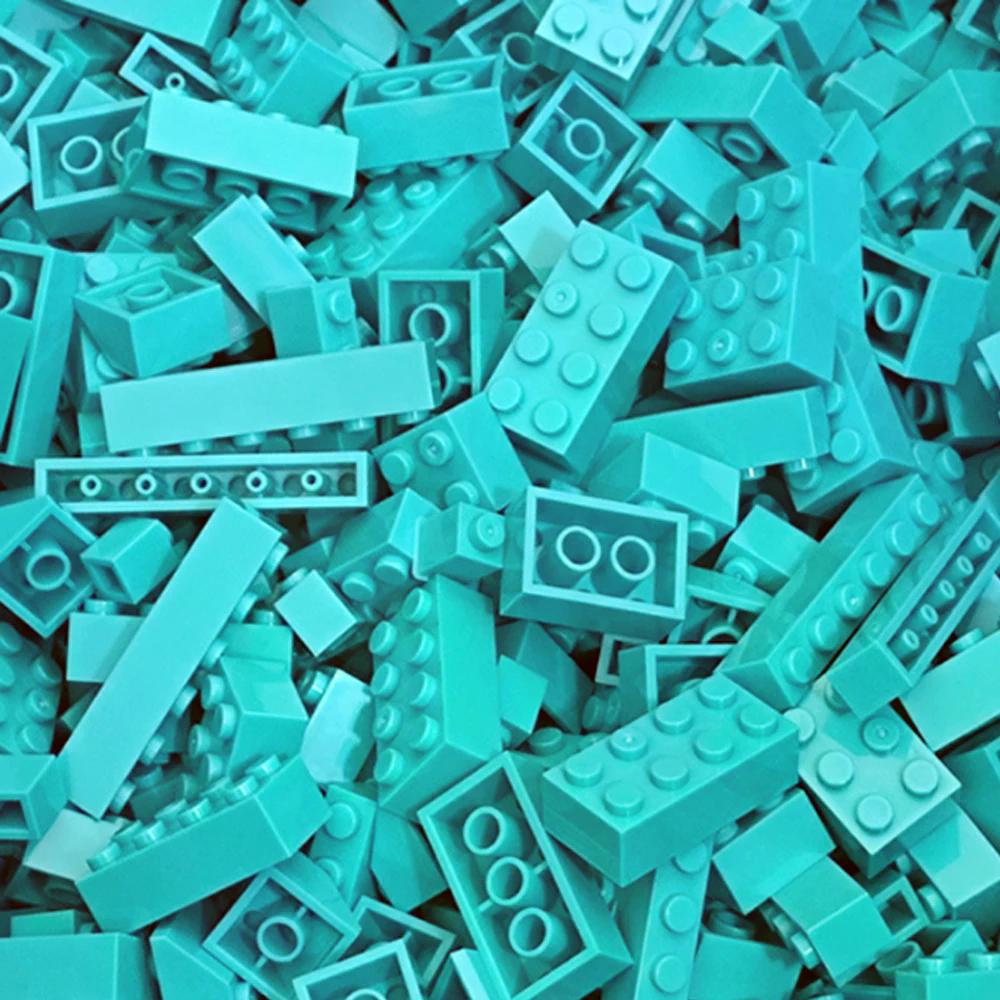 125g/250g DIY Bausteine Großpackung Bunte Klassische Steine Kreative Stadtmontage Lernspielzeug für Kinder