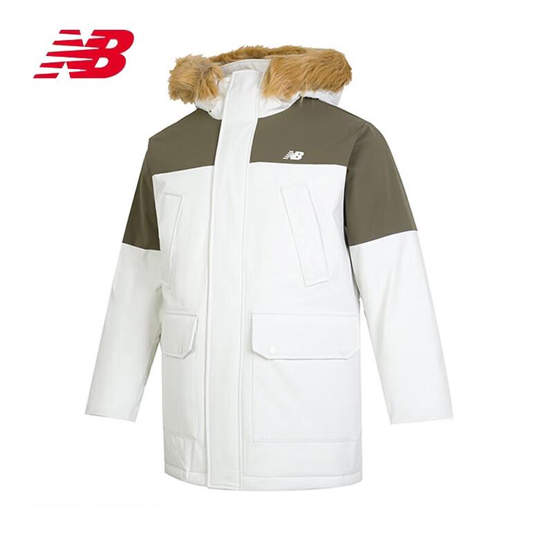 Мужская повседневная пуховая куртка с капюшоном NEW BALANCE L