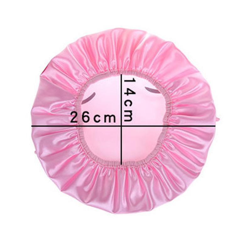 Children's Cartoon Shower Cap Double-Layer Creative Waterproof Cute Shampoo Cap Colorful Bath Accessory for Kids