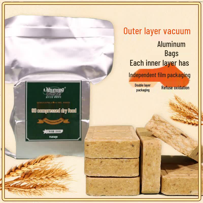 Qihuaxing 90 Biscotti Compresso Cibo d'Emergenza, 1kg