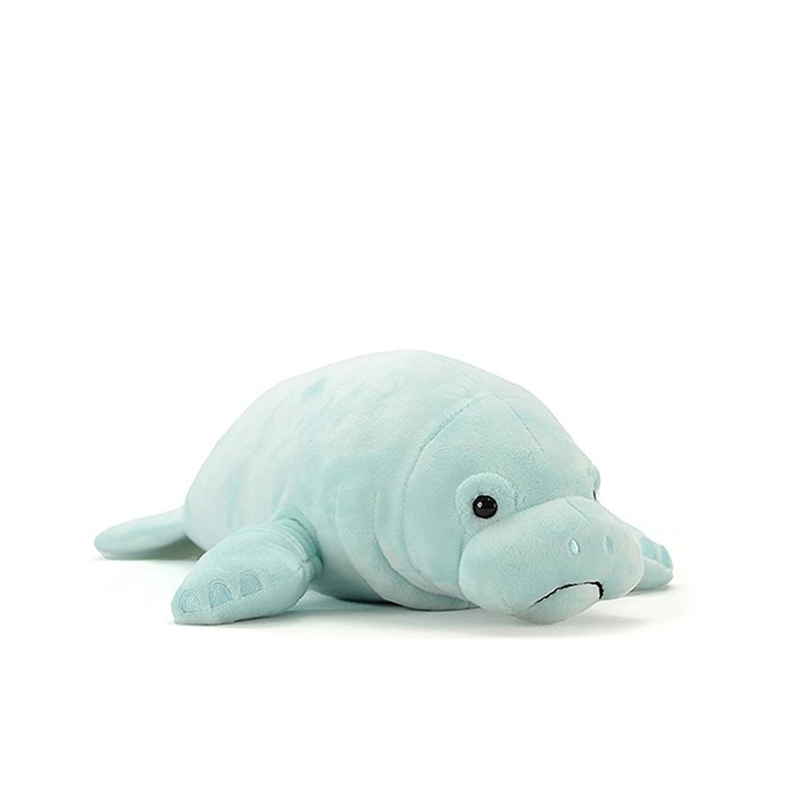 Favorite Toy Unisex Manatee High Fidelity Anime Cute Mermaid Plushie Sea Cow Plush Toys Lifelike Animals Simulation Stuffed Doll Kawai Toy Gifts