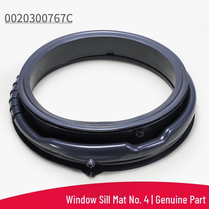 Drum Washing Machine Door Seal Gasket & Window Pad Replacement Set
