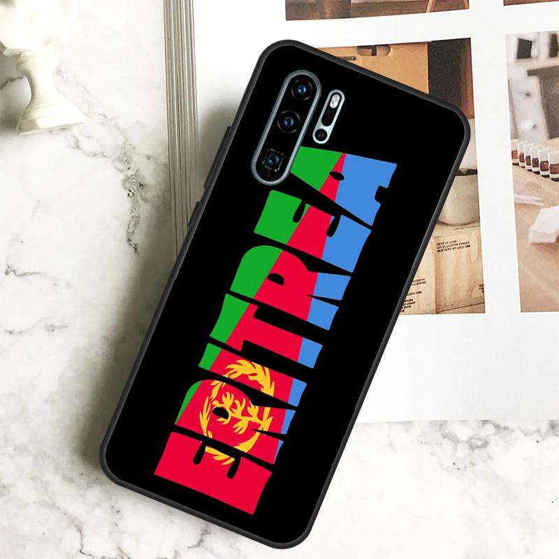 Eritrea Flag For Huawei Nova 12i 12s 11i 8i Y73 Y72 Y61 Y91 Y90 Y70 Y60 9 10 SE P30 P40 Lite P60 Pro Case