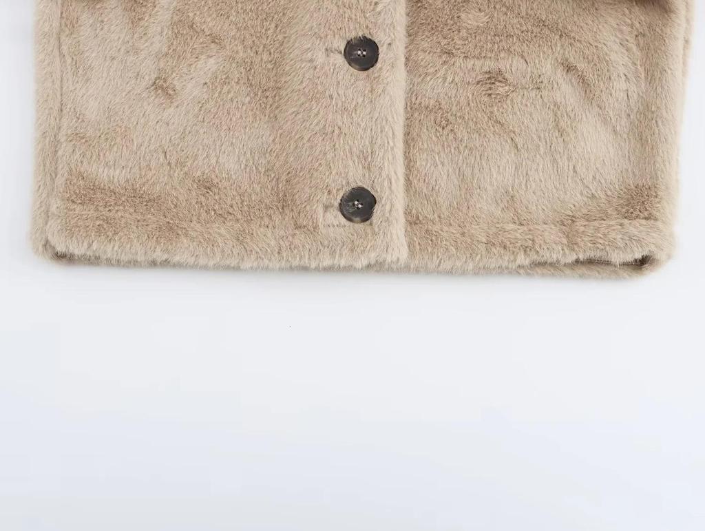 Autumn Women's Faux Fur Effect Short Jacket - European & American Chic Design