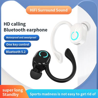 Bezdrátová Bluetooth sluchátka HIFI Bass S HD mikrofonem Sluchátka do uší s háčkem za ucho Potlačení hluku Životnost Vodotěsná Herní Sportovní Hudební náhlavní sluchátka
