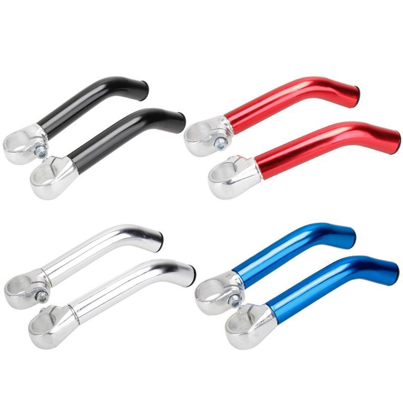 1 Coppia Protezioni per Bicicletta Lega di Alluminio Piccola Manubrio Ausiliario Estremità Manubrio Forma a Corno Manubri per Bicicletta Parti per Bicicletta
