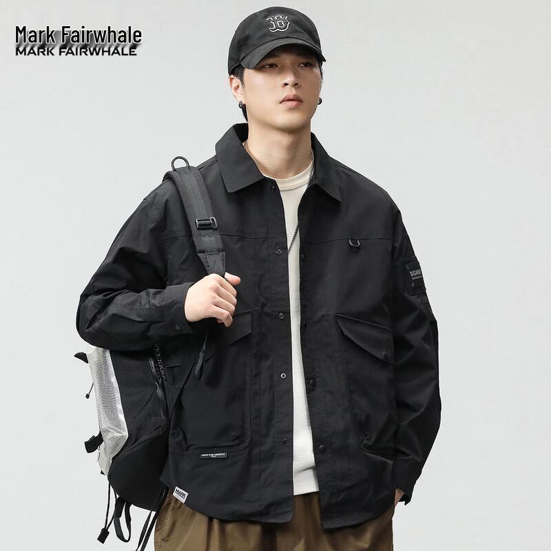 

Mark Fairwhale Men s Multi-Pocket Workwear Jacket 4XL