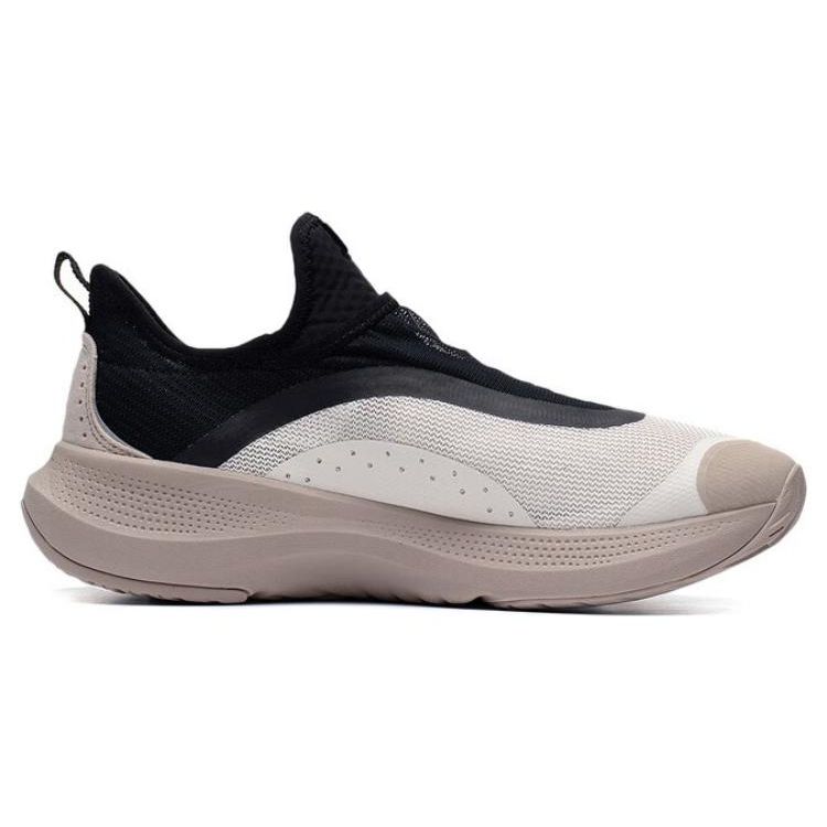 Li-Ning Soft Go Non-Slip Wear-Resistant Breathable Low-Top Sports Casual Shoes Men Sneakers Gray Black AGLT105-3