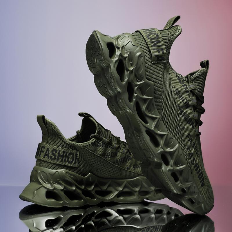 MAEDEF Men Sports Breathable Running Sneakers For Men Lightweight Mesh Tennis Shoes Non Slip Walking Shoes Outdoor Gym Training