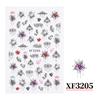 New Nail Applique 3D Waterproof Retro Wind Nail Sticker Nail Jewelry Nail Patch