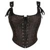 JYL Zippered Shoulder Strap with Chest Support, Gathering Palace Shaped Top