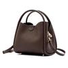 Shoulder Genuine 3 Large Crossbody Shoulder Commuter Bag [imeetu] Women's 3-Way Bag, Leather, Compartments, Capacity, High-End Look, Bag, Simple,