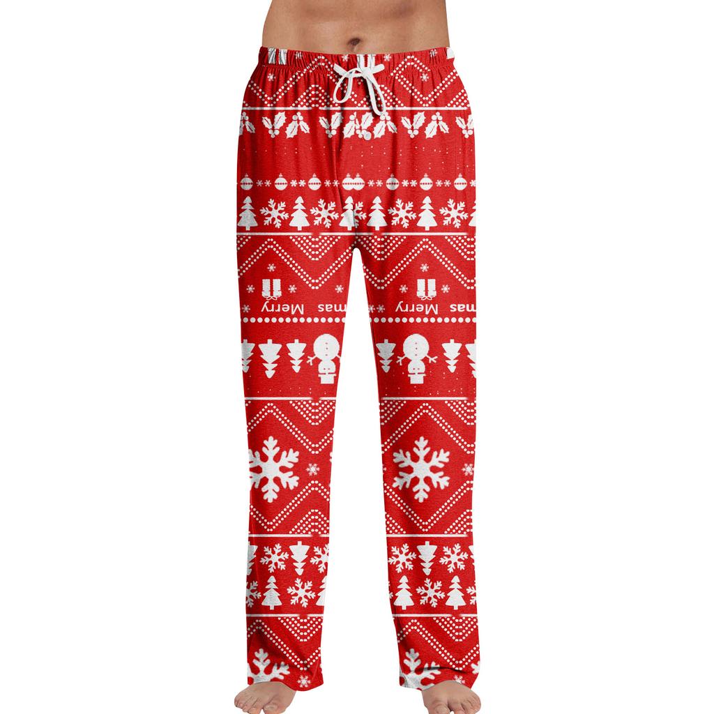 Anime Pajama Pants Sleepwear Casual Drawstring Elastic Waist Pants Comfy Straight Yoga Loose Trousers