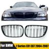 For BMW E81 E87 120d 120i 130i Car Grill Front Kidney Grille Racing Grills Gloss Black Grille 2004-2007 Auto ABS Grilles