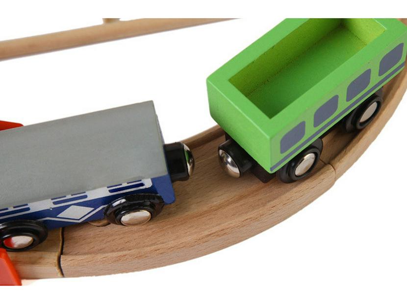 69-Piece Wooden Train Track Set: Children's Educational Parent-Child Toy