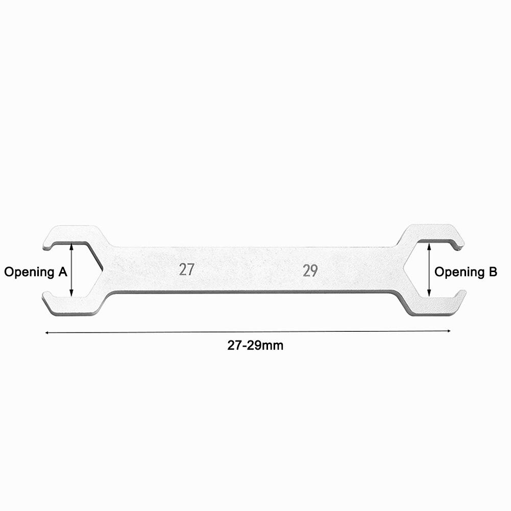 Fußbodenheizungsschlüssel Praktischer Doppelmaulschlüssel Armaturen- & Spüleninstallationsschlüssel Werkzeuge für Zuhause Badezimmer