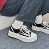 Popular Thick-soled White Canvas Board Shoes Women's Spring and Summer Ins Tide 2025 New Niche Versatile Casual Sports Shoes