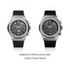 25x19mm Soft Nature Rubber Watchband Convex End For Hublot Strap For Classic Fusion Series Men Strap Fold Buckle Screwdriver