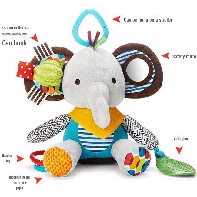 Washable Plush Cartoon Animal Dolls - Seven Styles for Children