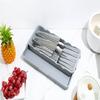 Kitchen Drawer Storage Rack Telescopic Drain Knife Fork Spoon Chopsticks Storage Box Cutlery Divider Storage Rack Organizer