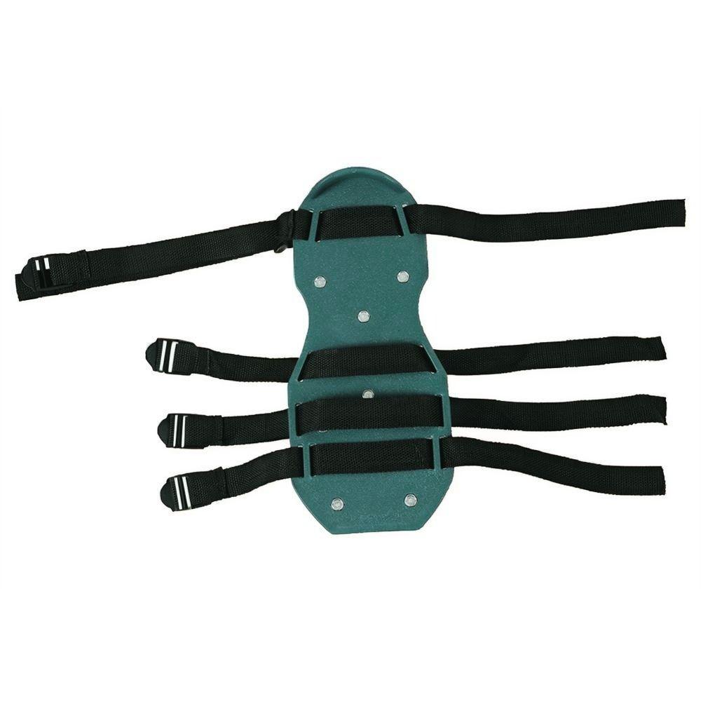 Durable Plastic Base Lawn Aerator Sandals 3/4 Straps Adjustable Straps Soil Loosening Aerator One Size Fits Most Spike Sandals
