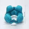 1pc Compressible Inflatable Neck Pillow, Travel Portable Cervical Support Pillow, Compressible Air Pillow, Travel Neck Pillow, Napping Pillow