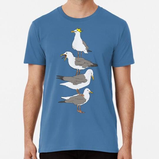 Stack Of Seagulls Size S to 5XL Made in the USA T-Shirt Unisex T-Shirt XXXXL