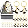 Pack Of 10 Music Theme Keychains Set With Guitar And Electronic Keyboard Birthday Party Souvenir Daily Decoration Items