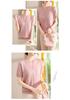 Stylish Ice Silk Short-Sleeved T-Shirt for Middle-Aged and Elderly Women