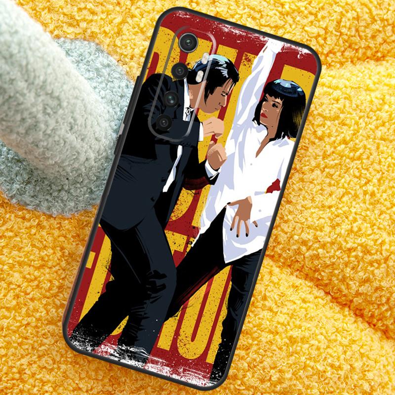 Pulp Fiction Dancing Case For Xiaomi 15 14 Ultra 13T 14T 15T 17 Pro Max Cover For POCO X7 F8 Pro X3 X5 X6 F5 F6 F7