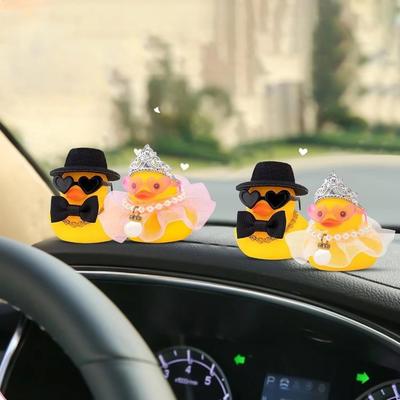 Lustige Hochzeits-Enten-Dekorationen Geschenke Gastgeschenke Partyzubehör Paar-Enten-Ornament-Set Dekoration