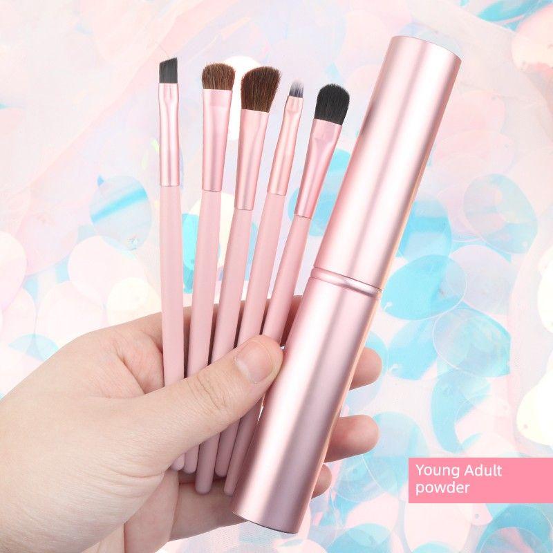 

Набор кистей для макияжа из волоса пони для животных, полный набор, кисть для теней Little horse hair Girl powder