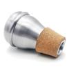 Durable Aluminum Straight Trumpet Silencers Mini Mute Music Lover Silver Mute for Trumpet Musical Instrument Accessories