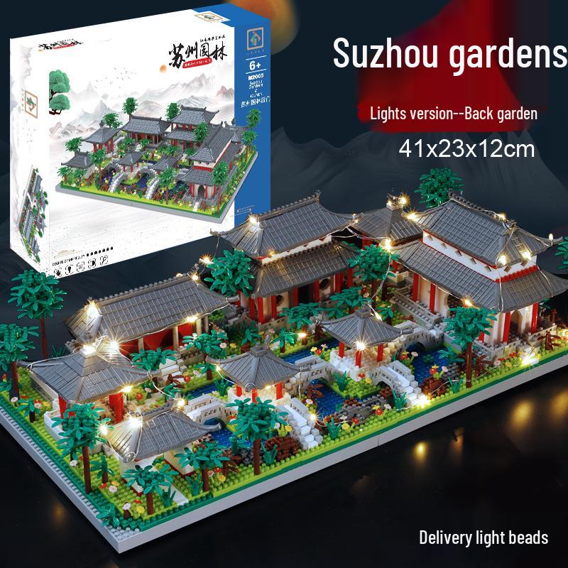 JIHUI Suzhou Garden Building Blocks - Advanced Assembly Toy for Boys and Girls