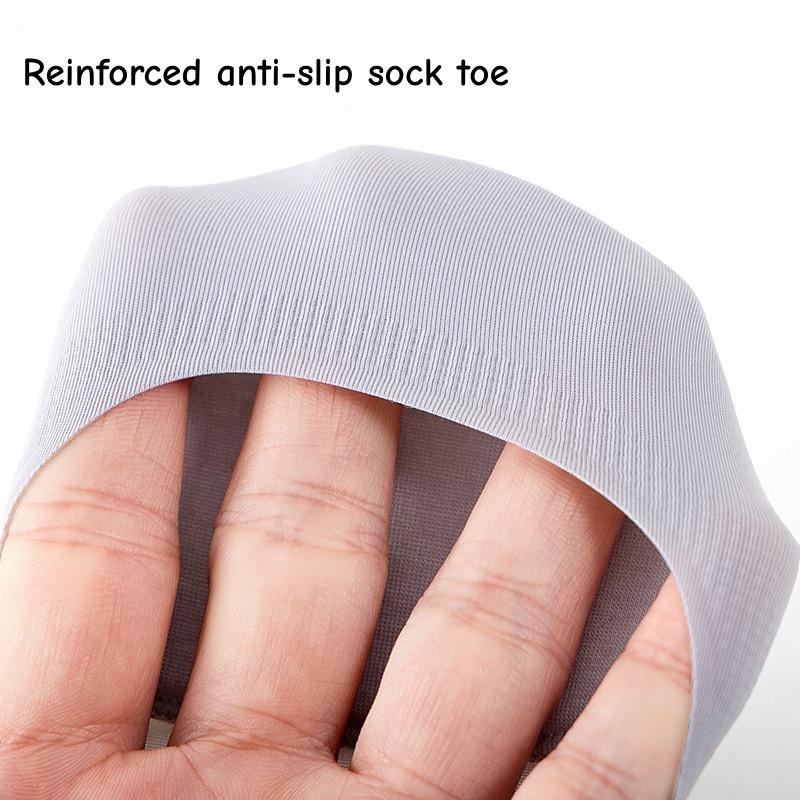 WJN Women's Thin Ankle Boat Socks Summer No Show Breathable Quick Dry Knitted Pain Relief Soft Foam Cushion Anti-Slip
