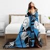 Isagi Yoichi Blue Lock  Blanket Multiple Sizes Soft Fuzzy Plush Manga Throw Blankets for Sofa Couch and Bed