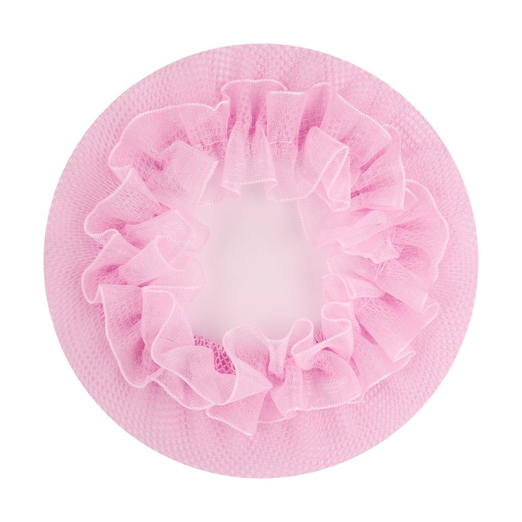 Children's Flower-style Colorful Hair Net Art Examination Dancing Net Bag Children's Hair Bun and Head Flower