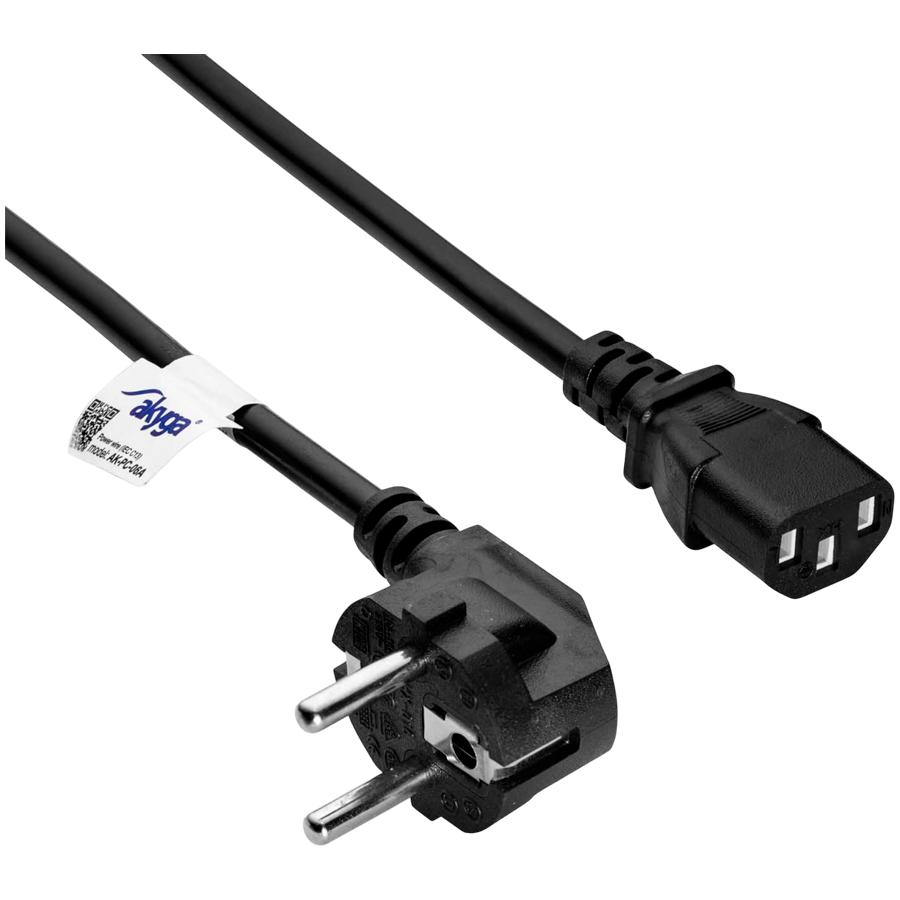 AKYGA Power Cable AK-PC-06A CCA CEE 7/7 / IEC C13 3 M