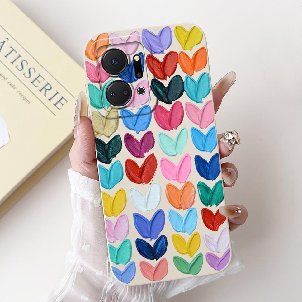Luxury Painted Cover For Honor X7a 4G Case 2023 Silicone Soft Fundas Phone Case For Honor X7A X 7a HonorX7a Coque Capa