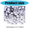Pack of 1440 Assorted Crystals Beads With Storage Container Ideal for Craft and Artistics Projects
