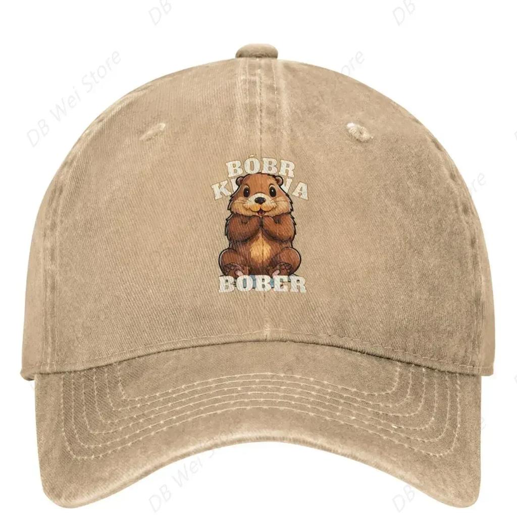Bobr Kurwa Bober Bobr Meme Baseballová čepice Venkovní Posilovna Vysoká Kvalita Trucker Táta Klobouk Dámské Pánské Móda Sluneční Baseballové Čepice