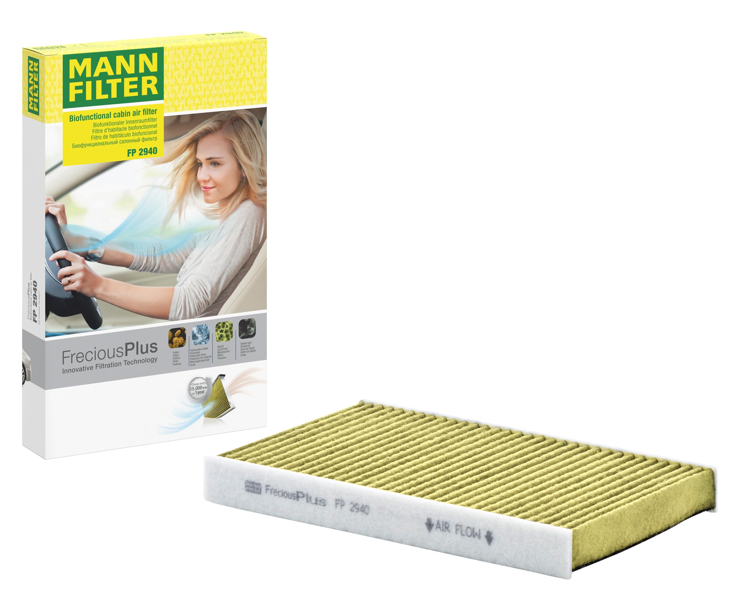 

MANN FILTER Frecious Plus Кондиционер (Салон самолета) Фильтр PSA FP2940