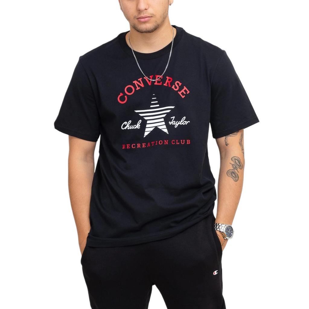 Converse GO TOREC Club T Shirt Unisex Black 10025912-A02