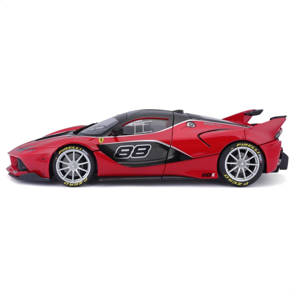 Bburago Scale Signature Series Ferrari Red Diecast Model Finished 1/18 FXX-K #88 / Car, Model, 18-16907 (#88)