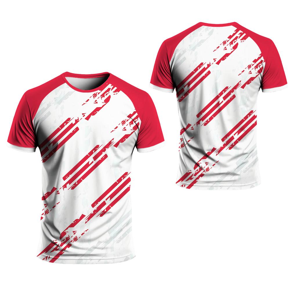 Men's Sports 3D Printing New Sportswear Quick-drying Crewneck T-shirt Men's and Women's Outdoor Loose Tops
