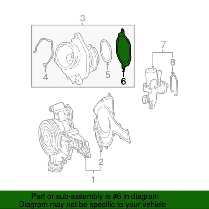 Auto Dichtung Thermostat Unterlegscheibe 2722030180 584070 68013950AA 01142800 für W203 W204 W212 W463 W221 Ersatzteil